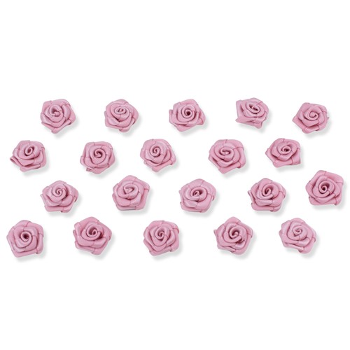 Satinrosen 15mm rosenköpfe - 20,