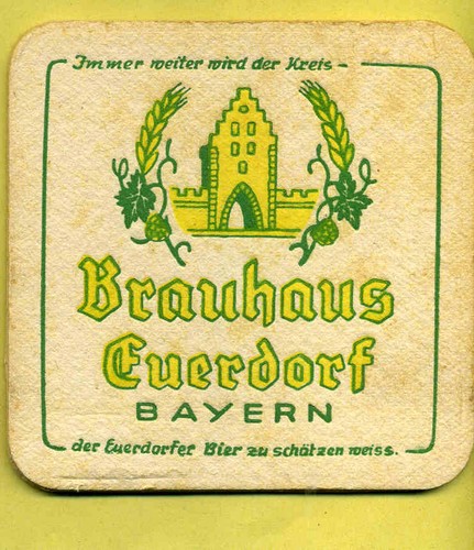 Bierdeckel brauhaus euerdorf - brauhaus,