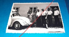 VW Käfer mit Dachgepäckträger 1959 Schladming  Oldtimer Vintage Altes Foto 5108