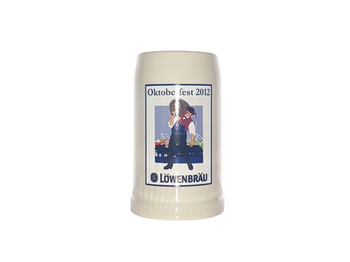 Löwenbräu bier glas krug - glas,