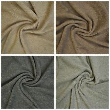 Schafswolle Bouclé Wolle Mantel Blazer Pullover Strick Buklee Stoff in 4 Farben