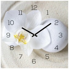 Wanduhr glas 30x30cm uhr - wanduhr,