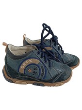Geox Lauflernschuhe Kinder Jungen Gr. 21 Blau Casual Schnürschuhe
