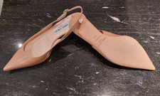 Jimmy Choo London Slingbacks Nude 38,5 Absatz 3 cm spitz NEU
