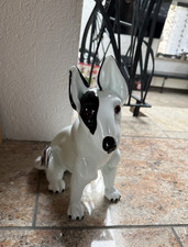 Murano Milchglas Hund Figur