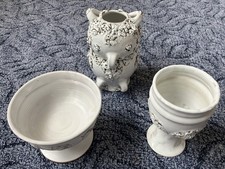 3er Set: Vase, Becher, Schale