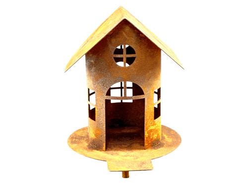 Rostdeko vogelhaus vogelhütte - vogelhaus,