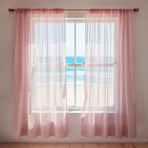 Voile gardinen set - gardinen, paneele)