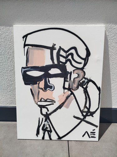 Karl lagerfeld gemälde - karl,