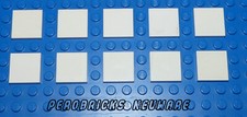 Lego 10 x Fliese/Fliesen 2x2 weiss #3068b NEUWARE