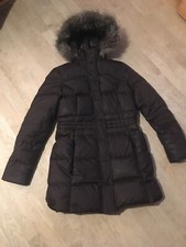 Tommy Hilfiger Daunenjacke Braun Gr. M Kapuze Top Zustand mit kl. Mangel