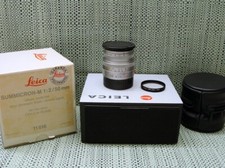 Leica 11816 - Leica Summicron-M 1:2/50mm silbern E39 "pre asph/ boxed" - OVP