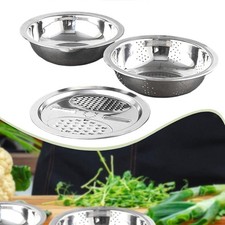 Edelstahl-Becken-Set mit