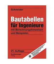 Bautabellen für Ingenieure