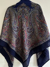 Pavlovo Posad Wolltuch 125x125