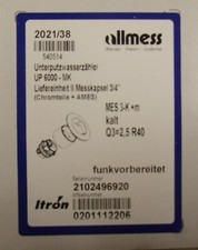 Allmess Unterputzwasserzähler Kalt