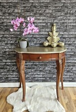 Konsolentisch Wandtisch silber