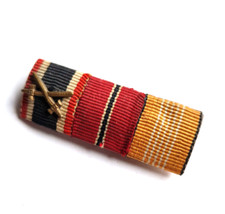 Original 3er Bandspange KvK, Ostmedaille, Olympiade 1936 Medaille