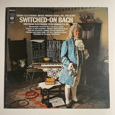 CBS 63501 Walter Carlos Switched-On Bach Cover NM- Vinyl M 70/80 Europa CBS
