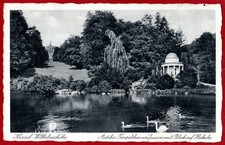 Nordhessen Kassel 1939 Wilhelmshöhe Antikes Tempelchen v. Jussow mit Herkules AK