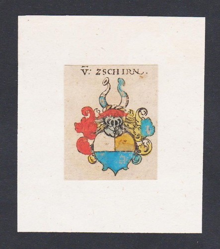 Von zschirn wappen coat - 17.jh.,