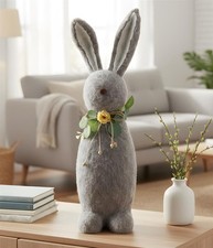 Osterhase "Filz" grau, 50 cm