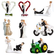 Tortenfiguren Brautpaar 8 Muster Tortenaufsatz Tortendeko Hochzeit