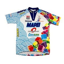 Mapei Nalini vintage 90er Rad Trikot Gr. 6 XL BW 57cm Bike cyling Shirt ZM10