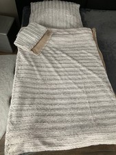 NEU 6 tlg. MONT CHALET*QVC*Doppelbett Bettwäsche*Chinchilla Optik* taupe braun