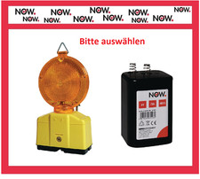 LED Baustellenwarnleuchte gelb