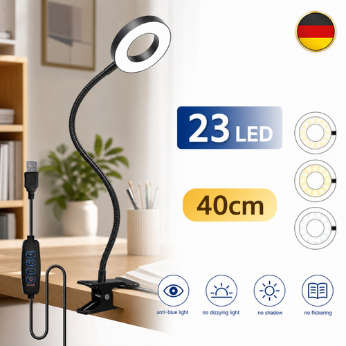 Schreibtischlampe klemmleuchte - schreibtischlampe,