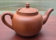 Teekanne braun Keramik, benutzt aber noch guter Zustand
