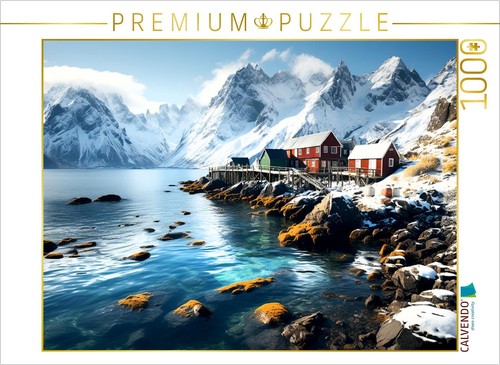 Calvendo puzzle rote häuser - puzzle, |