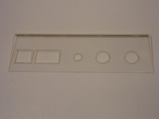 Plexiglas Abdeckung für Schalttafel Waschmaschine Siemens 50800