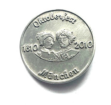 Pin 200 Jahre Oktoberfest München1810 - 2010 , silbern