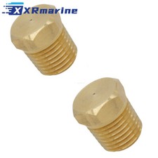 2 Stück Mercury MerCruiser Ersatzteil 22-36382 Messingstöpsel und Anschluss