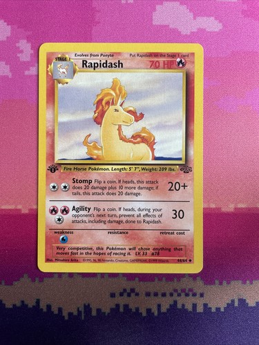 Pokemon karte rapidash - karte,