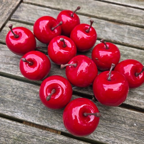äpfel rot glanz 3 cm - x,