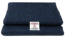 Harris Tweed blau und schwarz