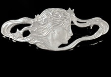 Elegante Jugendstil-Brosche