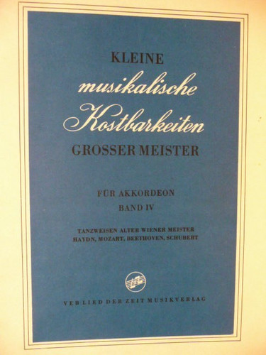 Notenheft musikalische - ",