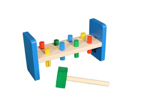 Holzspielzeug klopfbank mit - holzspielzeug,