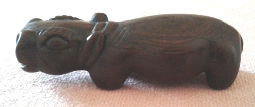 Nilpferd ebenholz aus - ebenholz,,