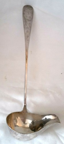 Antike suppenkelle silber 800 - silber,