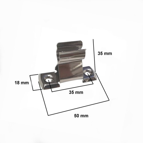 Kurbelhalter stahl verchromt - kurbelhalter,