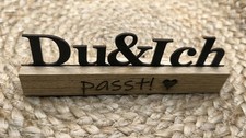 Deko Aufsteller "Du&Ich"