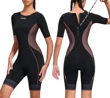 Anzug Sport Frau Triathlon