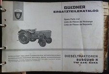 Güldner Schlepper Burgung N A3K / A3KA Ersatzteiltatalog