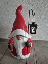 Weihnachtswichtel Keramik 50cm frostsicher Weihnachtsdeko
