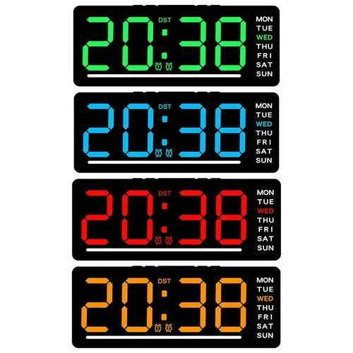 Digitale wanduhr großer led - großer,
